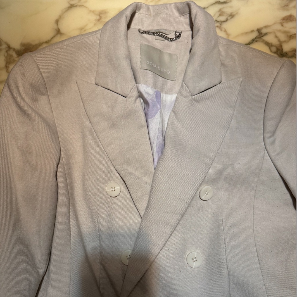 Soia & Kyo Cream Blazer Jacket